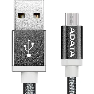 Imagen de Adata 1m, Usb2.0 a/usb2.0 Micro B 1m Usb A Negro Cables