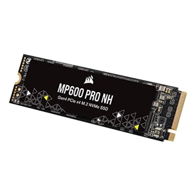 Imagen de Corsair MP600 PRO NH 8 TB SSD PCIe Gen4 x4 NVMe M.2 TLC NAND de Alta Densidad 2280 Compatibilidad con DirectStorage Hasta 7.000 MB/s Sin Disipador Calor Negro