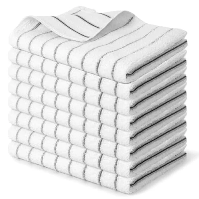 Imagen de Solvant Juego de 8 Trapos Cocina 65 X 45 cm, PañOs Buenos SúPer Absorbentes y Resistentes, Buenos, Algodon