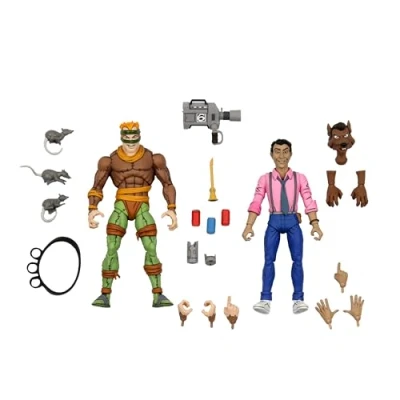 Imagen de The Noble Collection NEC0NC54162 Tortugas Ninja Figura, Color, único (NECA NEC0NC54162)