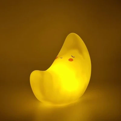 Imagen de Creative Visualization lamp Lámpara nocturna para niños con forma de luna pilas incluidas (LUNA)