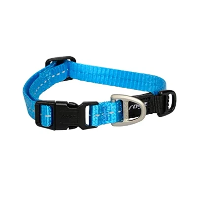 Imagen de Rogz Nitelife Collar Reflectante, 11 mm, Turquesa