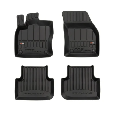 Imagen de FROGUM 3D407343 Juego de alfombrillas suelo Caucho delante y detrás 4 negro Adaptado VOLKSWAGEN: Tiguan II norauto, oscaro, mister auto