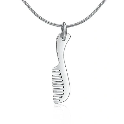 Imagen de SILVEGO Colgante Unisex de Plata Ley 925 Peine