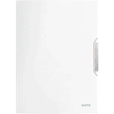 Imagen de LEITZ 39770004 Carpeta de gomas STYLE PP con 3 solapas DIN A4 color blanco ártico