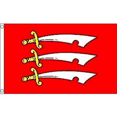 Imagen de AZ FLAG Bandera Condado de Essex 150x90 cm County Ingleterra 100% Poliéster Con Ojales Metal integrados 110g Colores Vivos Y Resistente A La Decoloración