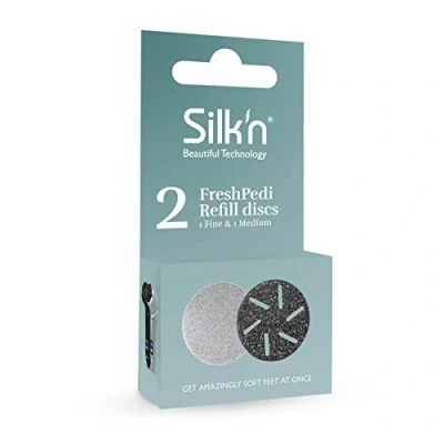 Imagen de Silk&#039;n FreshPedi Muelas para Quitacallos Eléctrico, Tipos Finas y Medianas