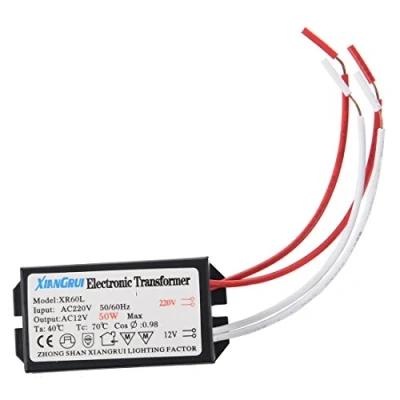 Imagen de 200 250V a 12V Transformador electronico de luz halogena 50W