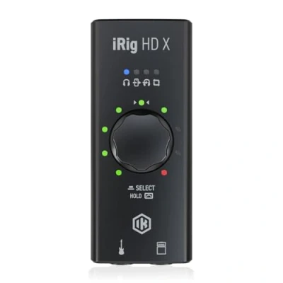 Imagen de iRig HD X interfaz de audio guitarra para iPhone, iPad, Mac, iOS y PC con USB C, Lightning cables grabación música 24 bits, 96 kHz