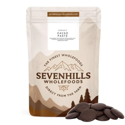 Imagen de Sevenhills Wholefoods Pasta De Cacao (Licor, Masa) Orgánico, Obleas, 500g