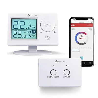 Imagen de plikc Termostato ambiental digital SKI 2 RFW (Blanco Wifi inalámbrico)