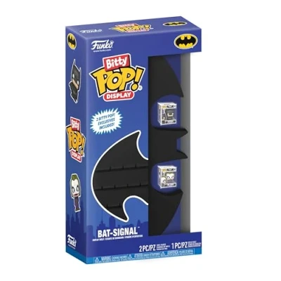 Imagen de Funko Bitty Pop! Display: Star Wars Batman Signal Batman™ and The Joker™ Can Display a Total of 18 Characters Y una Minifigura Misteriosa Sorpresa 0.9 Inch (2.2 Cm) 1989