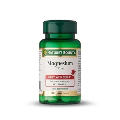 Imagen de Nature&#039;s Bounty Magnesio 250 Mg 100 Comprimidos