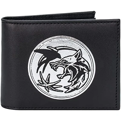 Imagen de Concept One Netflix The Witcher Bifold Cartera de Viaje, Color Negro