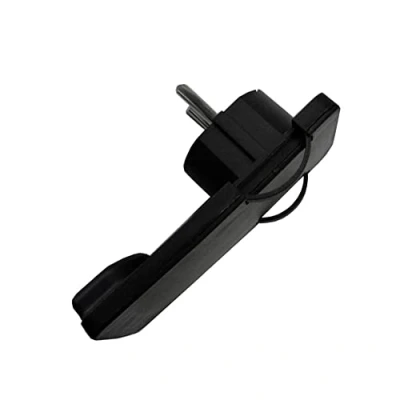 Imagen de EDM 40081 Clavija Schuko Extraplana 10/16A T/Tl, Negro, 4.8 mm