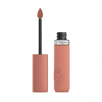 Imagen de L&#039;Oréal Paris Pintalabios Líquido, Color Intenso, Fórmula Mate de Larga Duración, con Ácido Hialurónico, Infaillible Matte Resistance, Tono Worth It