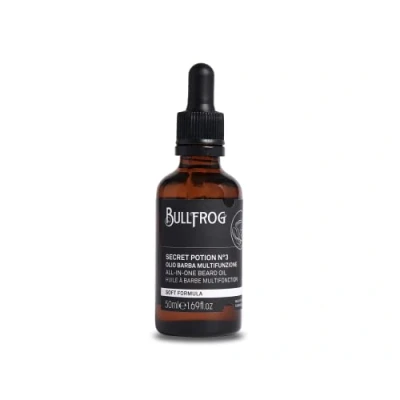 Imagen de Bullfrog Poción secreta N.3 aceite de barba todo en uno 50 ml Enriquecido con muchos ingredientes nutritivos
