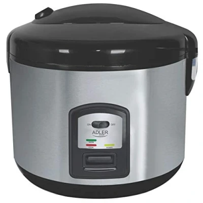 Imagen de Adler AD6406 Arrocera cocedero de arroz, 1,5 litros, función mantenimineto calor, apagado automatico, acero inoxidable