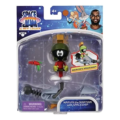 Imagen de Giochi Preziosi Space Jam New Legends, Marvin, 1 Personaje con Accesorios Personalizados de la película para niños a Partir 4 años, PCE05510