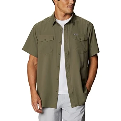 Imagen de Columbia Hombre Camisa de manga corta, Stone Green, S