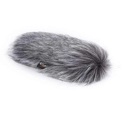 Imagen de comica CVM MF2 Micrófono para Exteriores Furry Windscreen Muff Cubierta de Viento Profesional Compatible con el Video Escopeta Lite V30