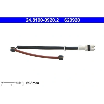 Imagen de ATE 24.8190 0920.2 Sensor de Desgaste Pastillas Frenos PORSCHE: 911 Coupé