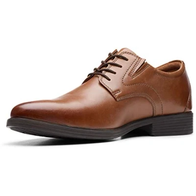 Imagen de Clarks Whiddon Plain, Zapatos Oxford para Hombre Dark Tan Leather 79443b, 43 EU