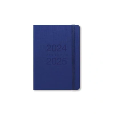 Imagen de Letts of London Memo Agenda académica 2024/2025, vista semanal, tamaño A6, color azul