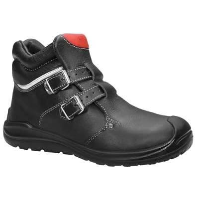 Imagen de ELTEN Zapatos de seguridad ANDERSON Roof S3 HI, hombre, cuero, puntera acero, ligero, robusto, negro/rojo, tamaño: 44