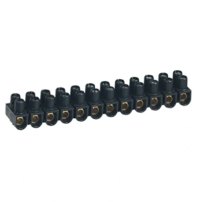 Imagen de Legrand LEG98433 Regleta de conexión (76 A 2 tornillos, 16 mm), color negro