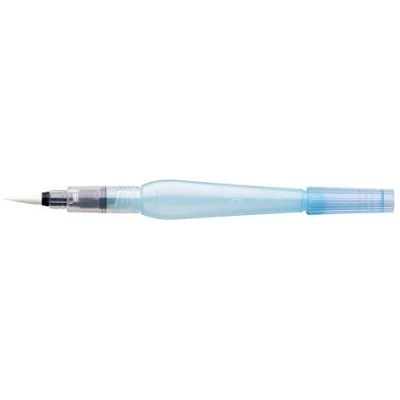 Imagen de Pentel Arts Pluma estilográfica (punta larga), color azul claro/Multicolor, Grueso