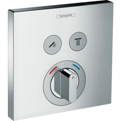 Imagen de Hansgrohe 15768000 ShowerSelect grifo empotrado, cromo, 2 salidas
