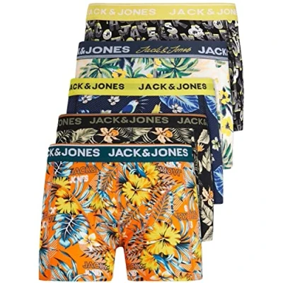 Imagen de Jack &amp; Jones, Hombre, Pack de 5 Unidades Mix 4, L
