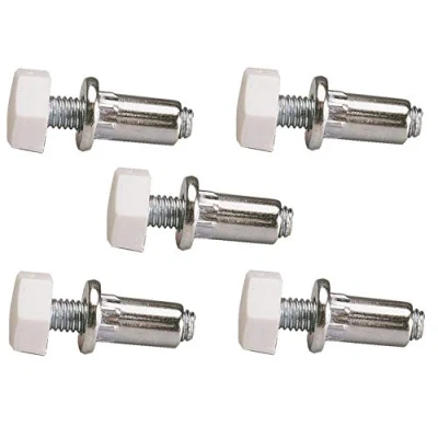 Imagen de cyclingcolors 5x Tornillo ajustable M6 Pies de nivelación ajustables Patas muebles cocinas acero tornillos