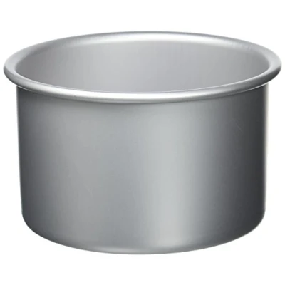 Imagen de Ibili Molde Redondo Recto, Stainless Steel, Argento, 15 x 10 cm