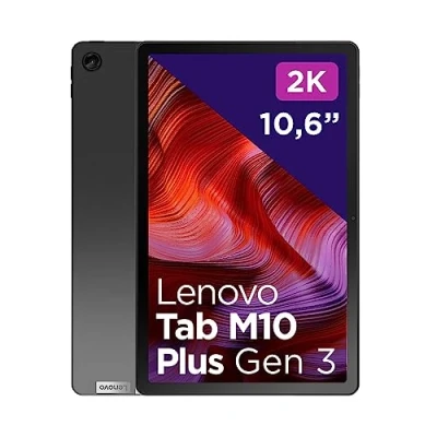 Imagen de Lenovo Tableta Tab M10 Plus (3ª generación), Pantalla táctil 2K de 10,6 Pulgadas, Qualcomm Snapdragon SDM680, 4 GB RAM, 64 Memoria, Android 13, Gris