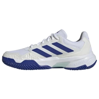 Imagen de adidas Performance Courtjam Control 3 Zapatillas de tenis para todas las superficies, Hombre, Talla: 40, Footwear white/lucid blue/semi flash aqua