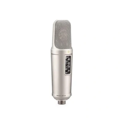 Imagen de RØDE NT2 A Micrófono de condensador cardioide gran diafragma versátil con patrón polar conmutable, atenuador y filtro paso alto para grabación voces e instrumentos