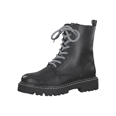Imagen de MARCO TOZZI Mujer 2 26294 29, Botas Cortas al Tobillo, Negro Blanco, 40 EU