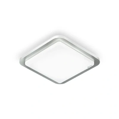 Imagen de Steinel RS LED D2 S Lámpara de techo, en color acero inoxidable, con consumo 8,8 W, sensor movimiento 360, luz nocturna y continua