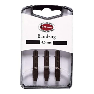 Imagen de Brause 318040B Pack de 3 puntas metal Bandzug 4 mm