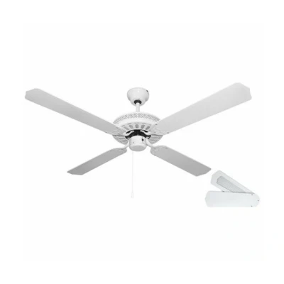 Imagen de Orbegozo CF 07132 B Ventilador de techo sin luz, 60 W potencia, 4 palas reversibles, diámetro 132 cm y 3 velocidades