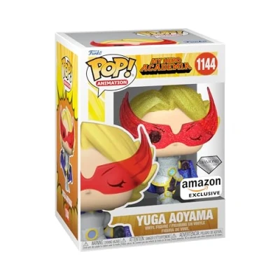 Imagen de Funko Pop! Animation: My Hero Academia S9 Yuga Aoyama (Glitter) (Diamond Collection) (Amazon Exclusive) #1144 Vinyl Figure