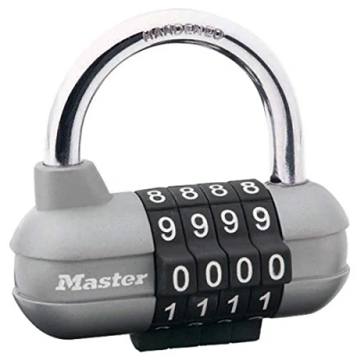 Imagen de Master Lock 1520EURD Candado con Combinación, Gris, 59 mm