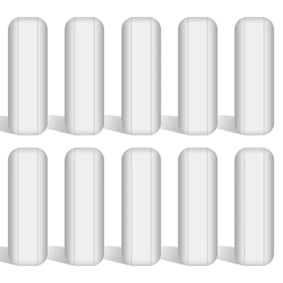 Imagen de stonylab Barra de Agitación Laboratorio, Varillas Agitadoras Magnéticas Recubiertas PTFE 20 mm Mezclador Agitador Blanco para Agitadores, 10 Paquetes
