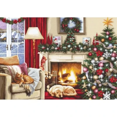 Imagen de LUCAS Embroidery Kits Kit de Punto Cruz, Multicolor, 27x25cm