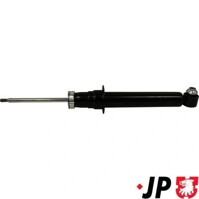 Imagen de JP GROUP 1452101400 amortiguador Eje trasero Presión de gas Bitubular Columna Espiga arriba, Anillo inferior BMW: 5 Berlina