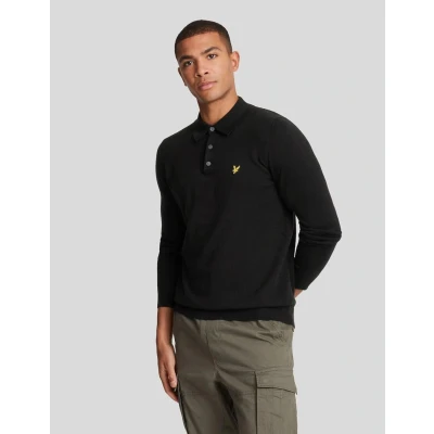 Imagen de LYLE&amp;SCOTT POLO M/L NEGRA MERINO M