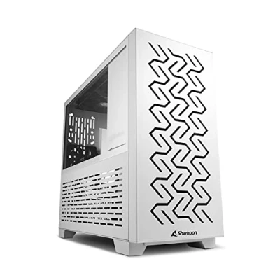 Imagen de Sharkoon MS Z1000 Caja de Ordenador, PC Gaming, Micro ATX, Blanco