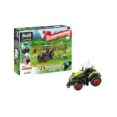 Imagen de Revell Calendario de Adviento RC Claas 960 Axio I Tractor DIY Navidad para niños, niñas y Adultos a Partir 8 años Montar en 24 días
